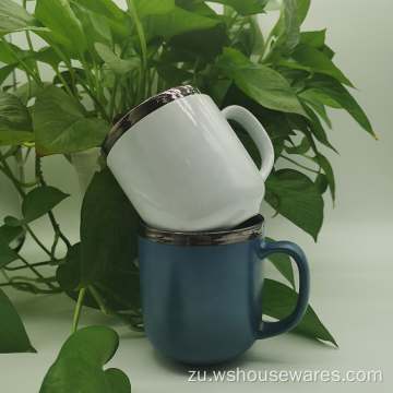I-Wholesale 300ml ephezulu i-Porcelain Coffee Mug
